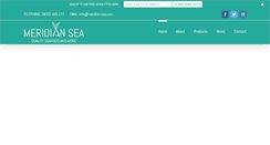 Desktop Screenshot of meridian-sea.com
